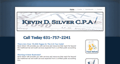 Desktop Screenshot of kevindsilvercpa.com